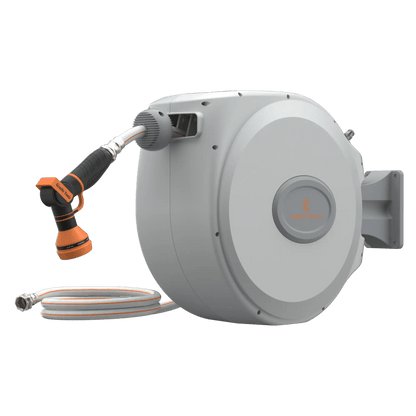 Retractable Garden Hose Reel 62ft-155ft - Get it from Bo