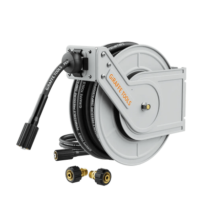 Retractable Pressure Hose Reel-1/4in - Get it from Bo