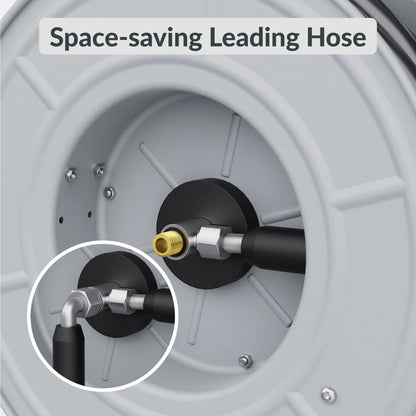 Retractable Pressure Hose Reel-1/4in - Get it from Bo