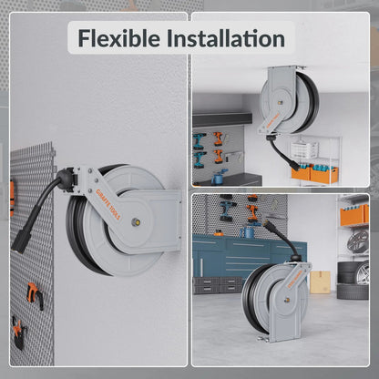 Retractable Pressure Hose Reel-1/4in - Get it from Bo