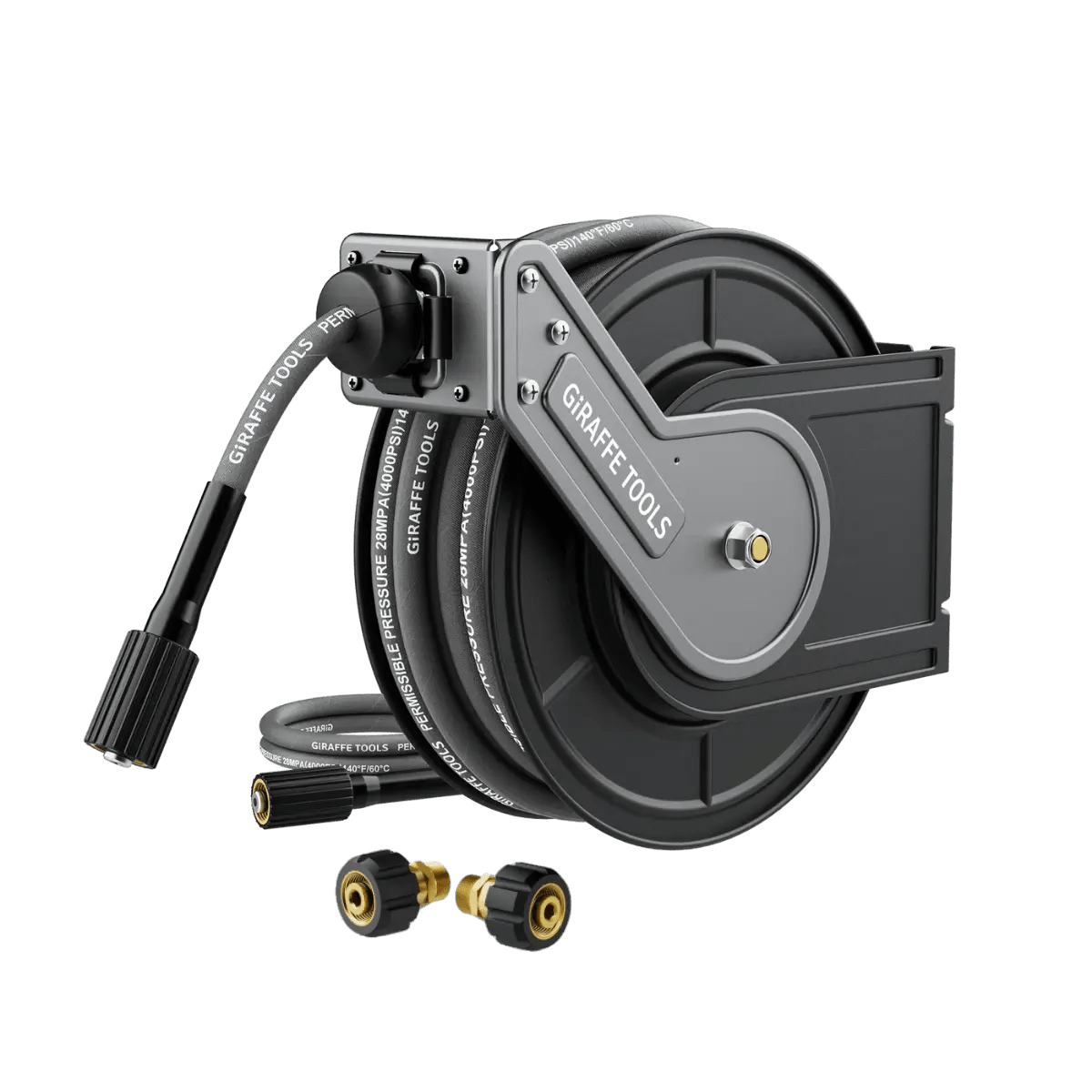 Retractable Pressure Hose Reel-1/4in - Get it from Bo