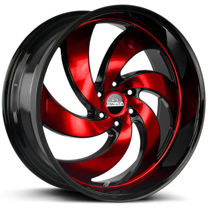 Retro 6 Gloss Black Candy Red Machine - Get it from Bo