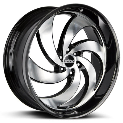 Retro 6 Gloss Black Machined - Get it from Bo