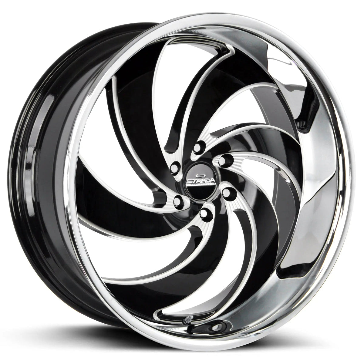 Retro 6 Gloss Black Milled Stainless Steel Lip - Get it from Bo