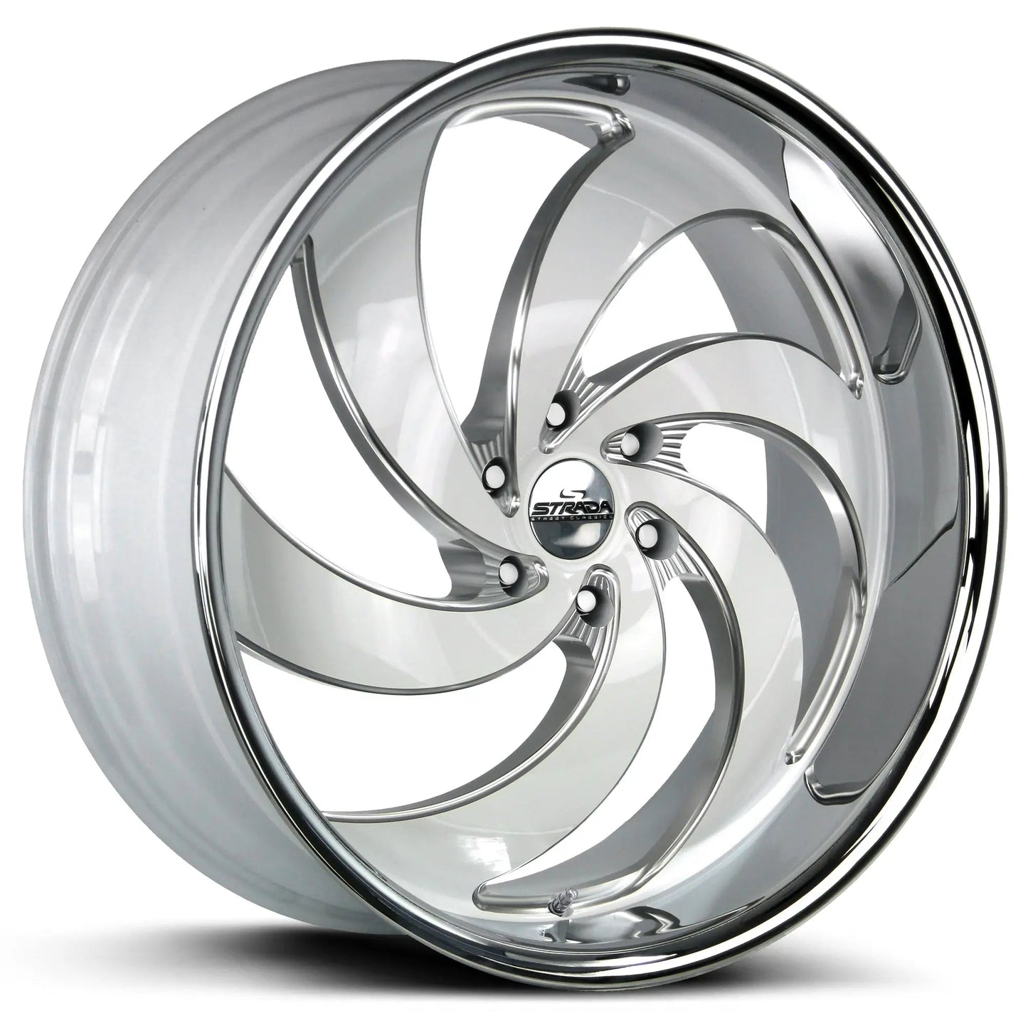 Retro 6 Gloss White Milled Stainless Steel Lip - Get it from Bo