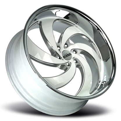 Retro 6 Gloss White Milled Stainless Steel Lip - Get it from Bo