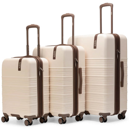 Retro Trek 3-Piece Expandable Hardside Spinner Luggage Set - Get it from Bo