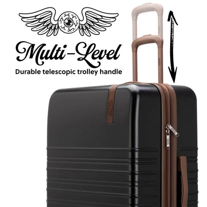 Retro Trek 3-Piece Expandable Hardside Spinner Luggage Set - Get it from Bo
