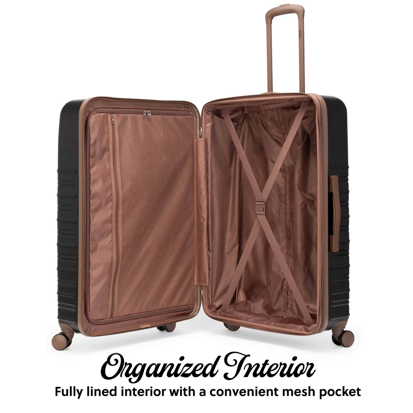 Retro Trek 3-Piece Expandable Hardside Spinner Luggage Set - Get it from Bo