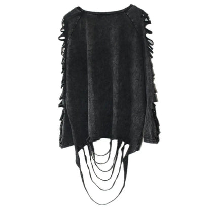 Ripped Long-Sleeve Pullover Top - Get it from Bo