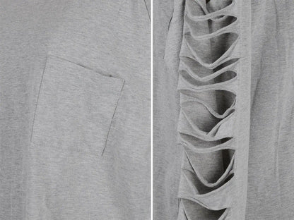 Ripped Long-Sleeve Pullover Top - Get it from Bo