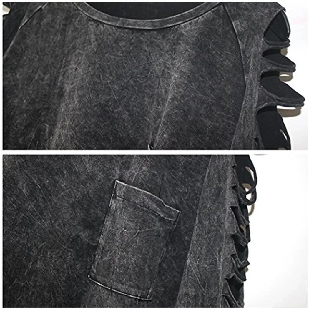 Ripped Long-Sleeve Pullover Top - Get it from Bo