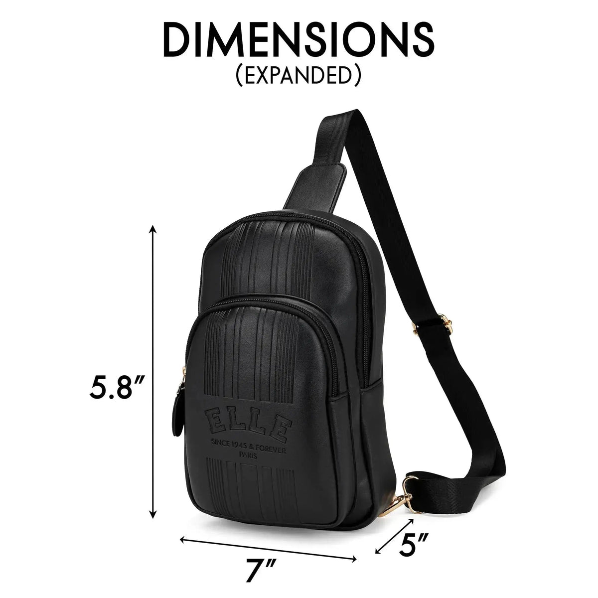 Roamer Vegan Leather 2.8L Sling | Crossbody Bag - Get it from Bo