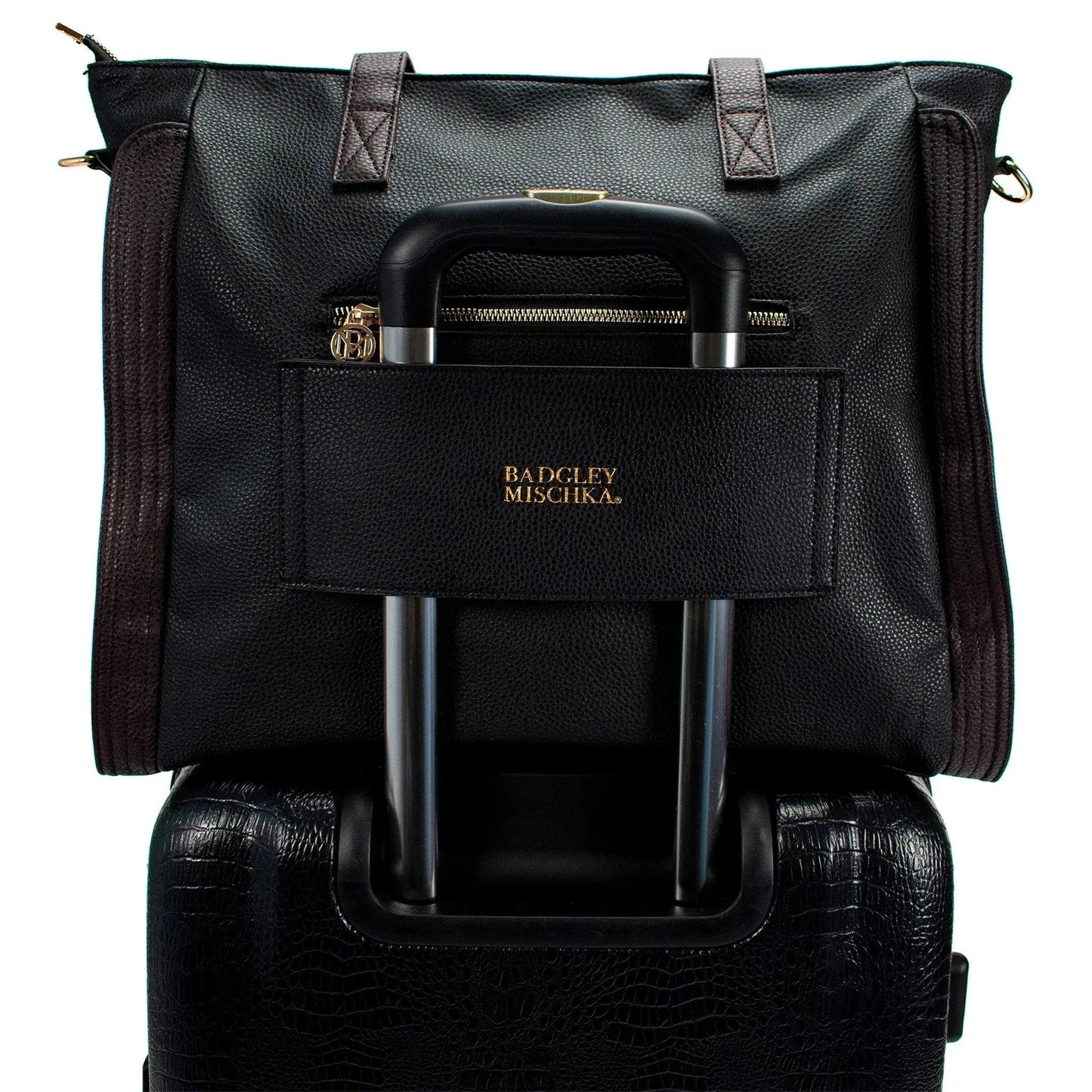 Rose Vegan Leather Weekender Tote Bag - Get it from Bo