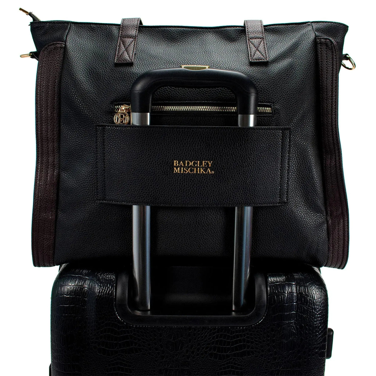 Rose Vegan Leather Weekender Tote Bag - Get it from Bo