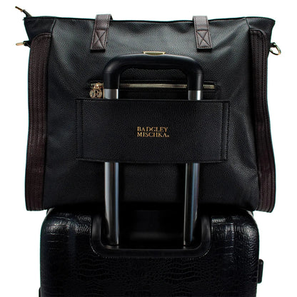 Rose Vegan Leather Weekender Tote Bag - Get it from Bo