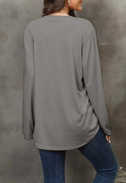 Round Neck Loose Fit Sweater - Get it from Bo