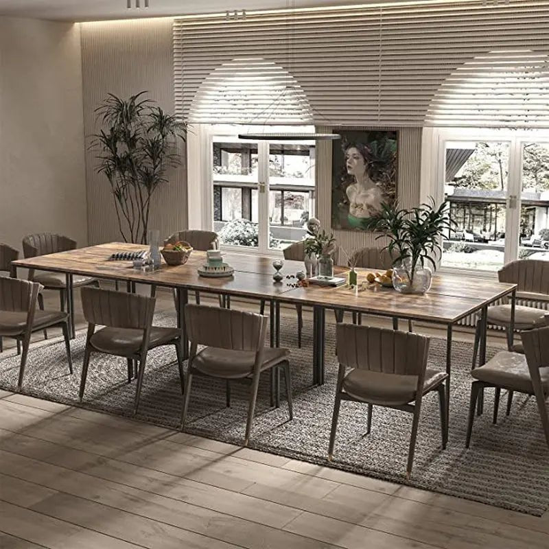 Rustic Vintage Brown Conference Table For 16 Seats - Get it from Bo