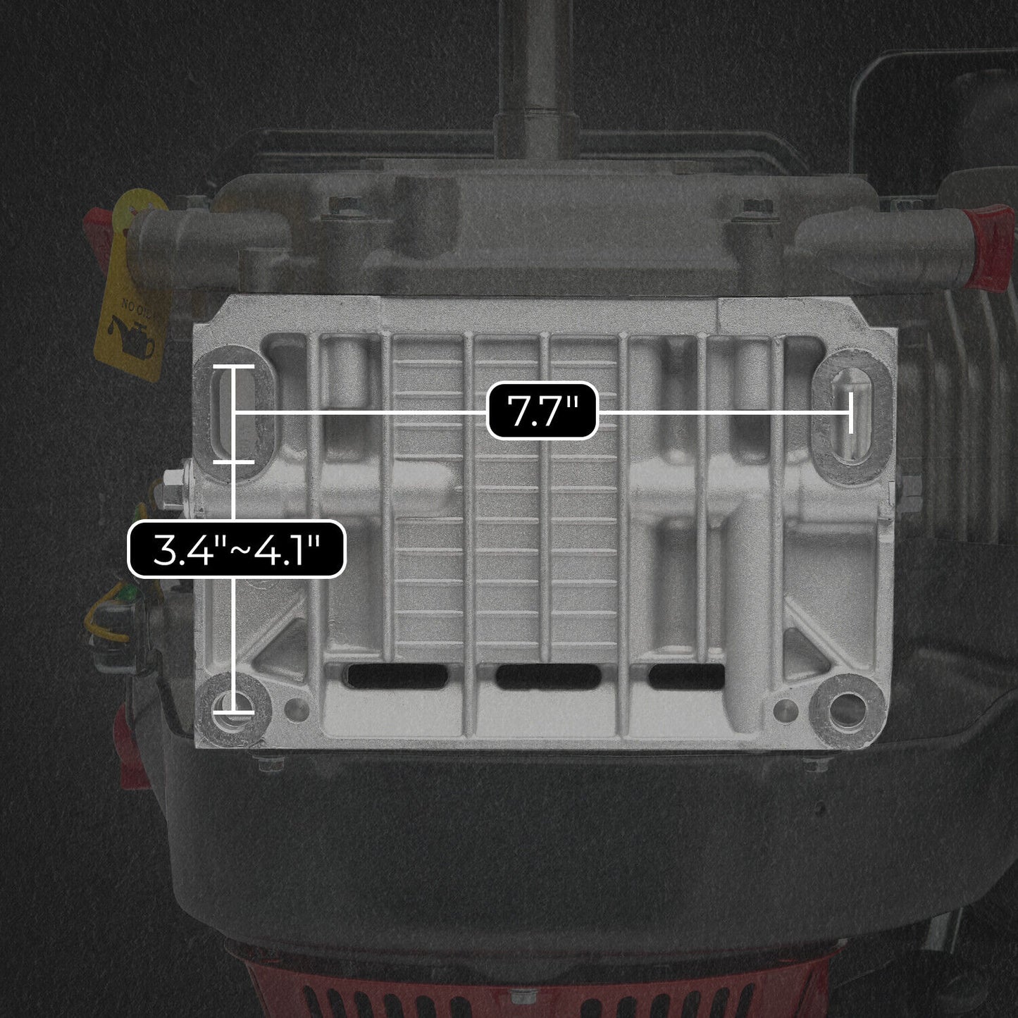 15HP 4-STROKE 420cc OHV HORIZONTAL GAS ENGINE RECOIL START ENGINE