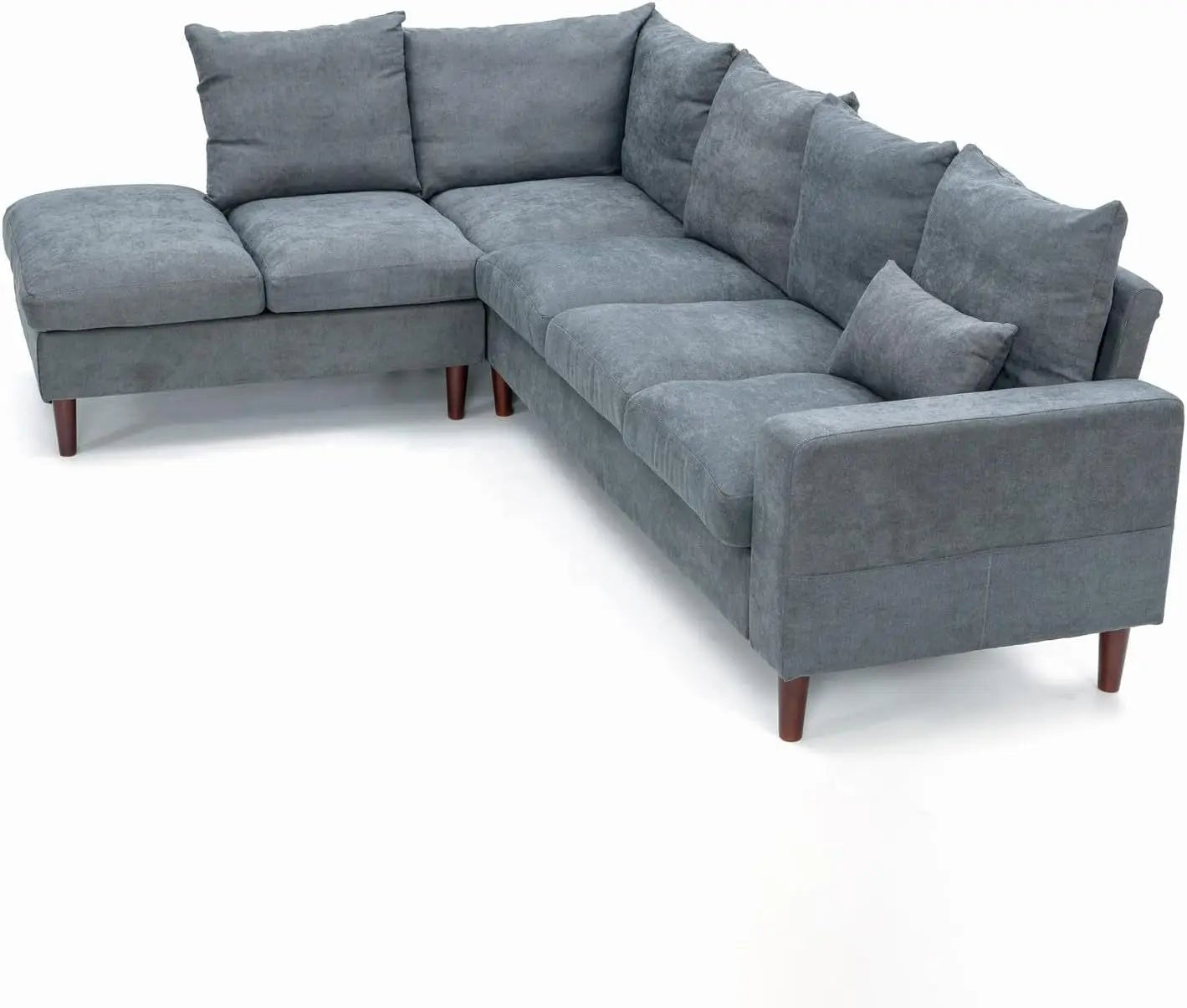 Sectional Sofa Grey Left Facing Chaise Living Room - Get it from Bo