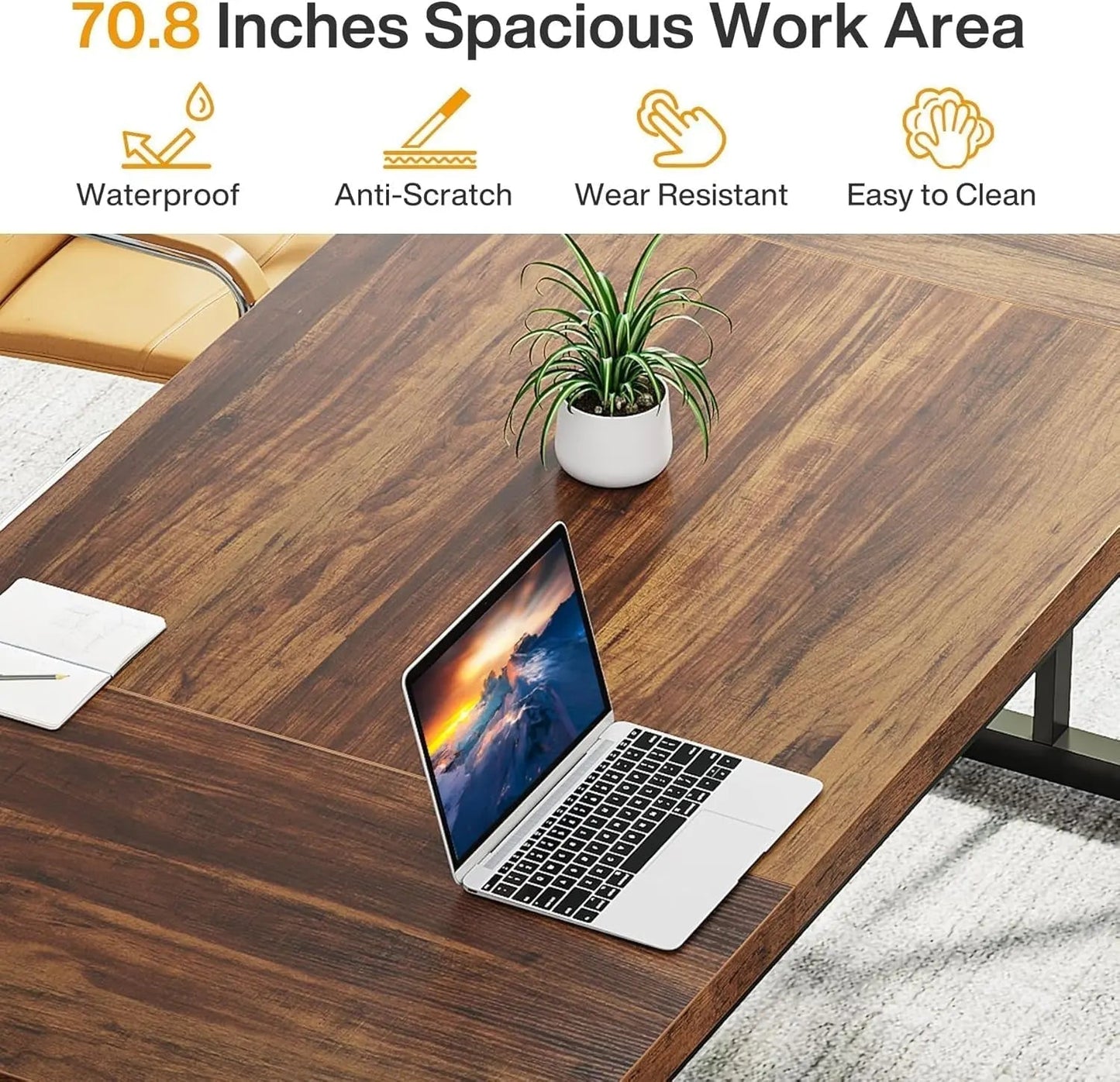 Seventy Inch Executive Desk For Office Workstation - Get it from Bo