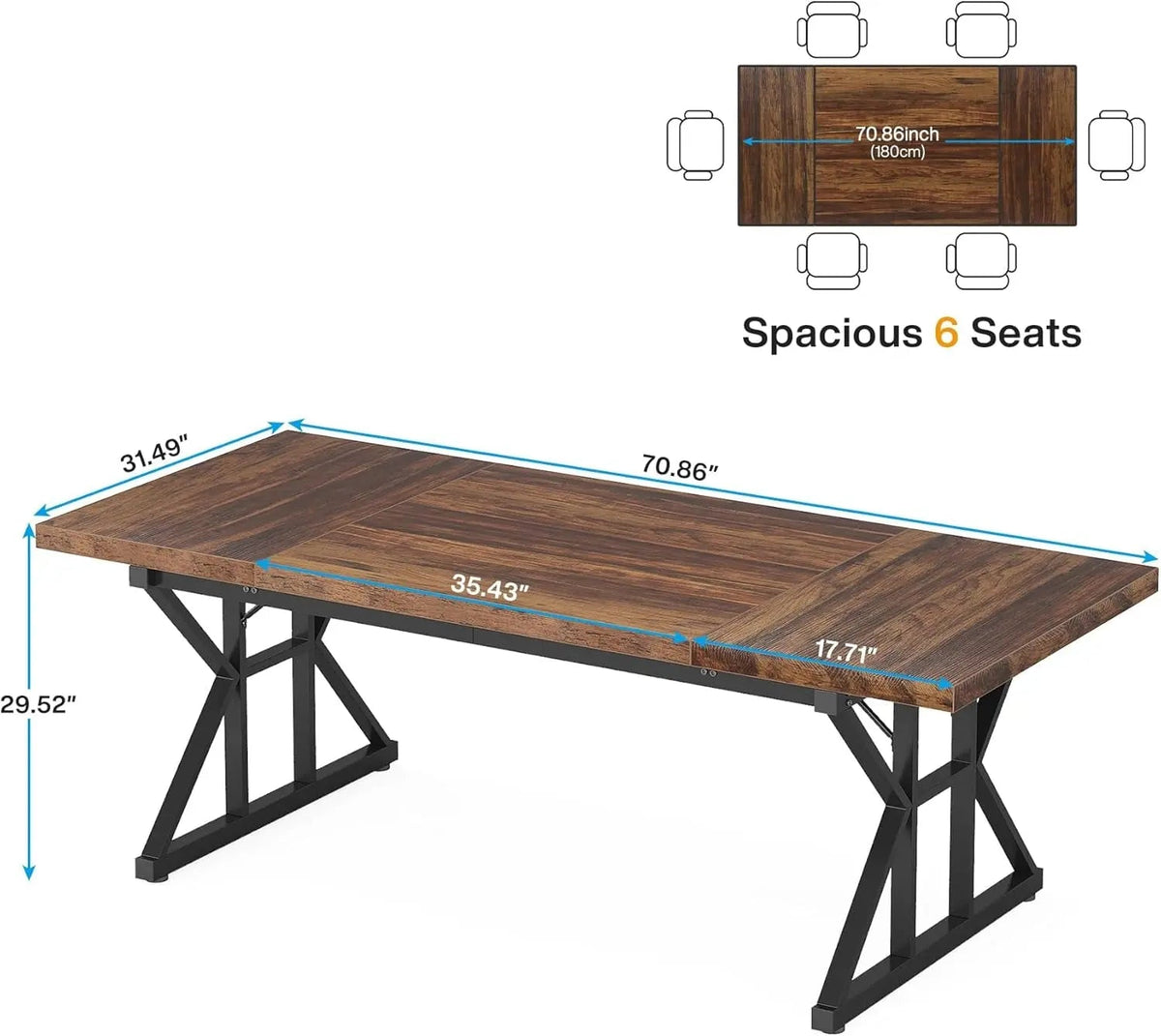Seventy Inch Executive Desk For Office Workstation - Get it from Bo