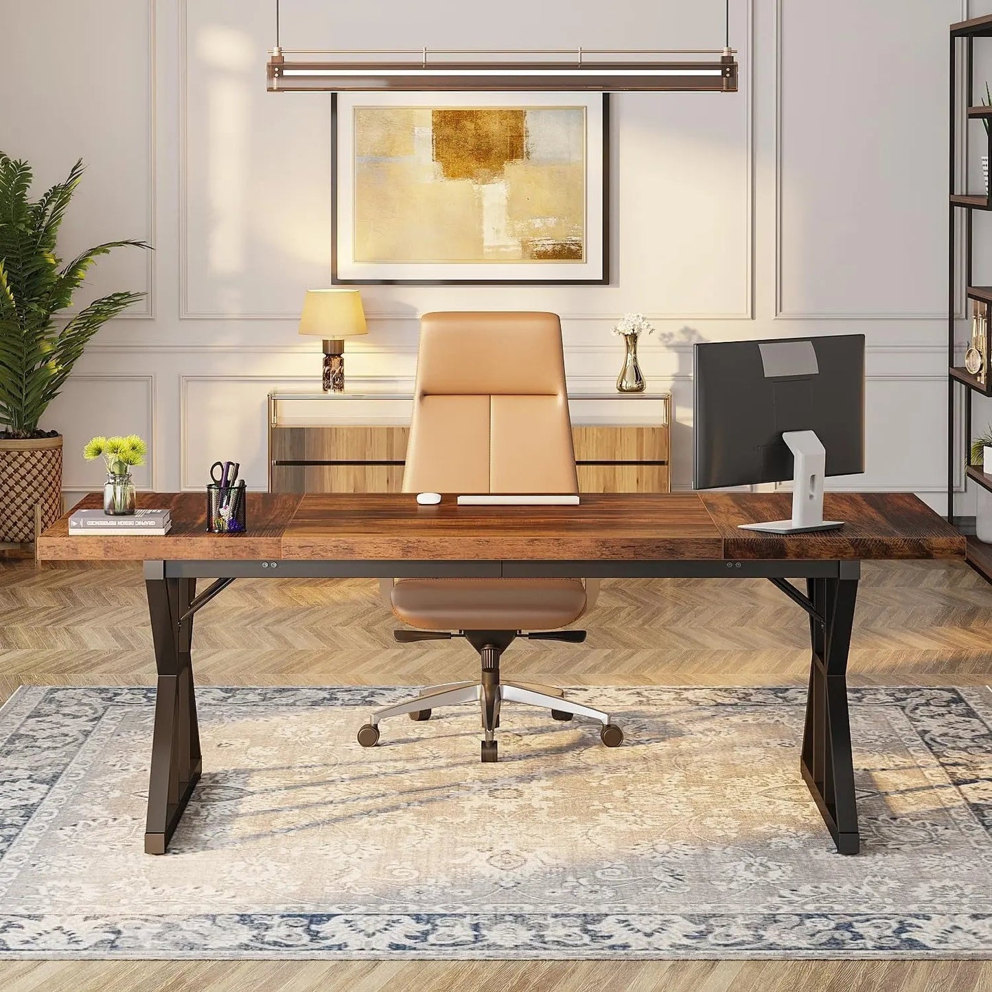 Seventy Inch Executive Desk For Office Workstation - Get it from Bo