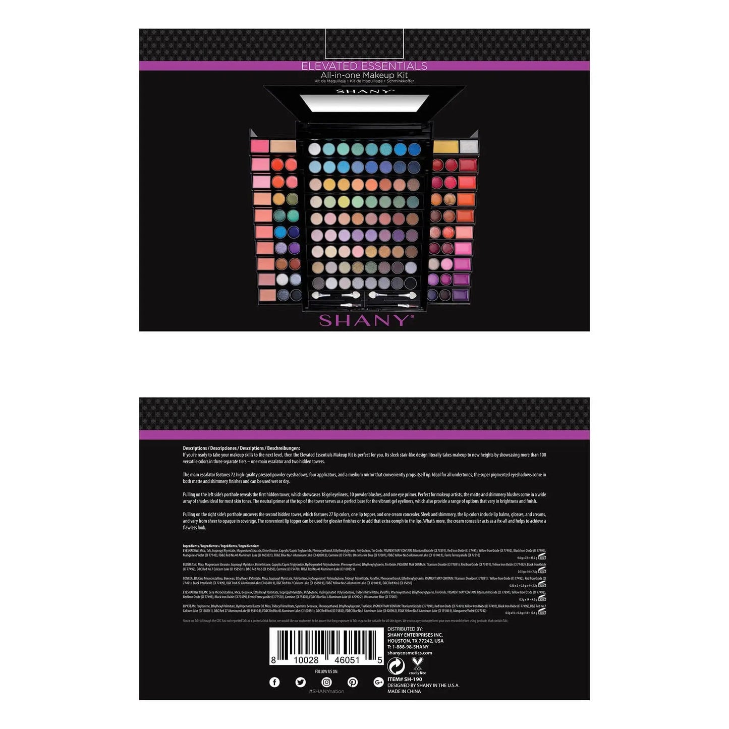 Elevated Essentials Makeup Set - All-in-One Makeup Kit SHANY
