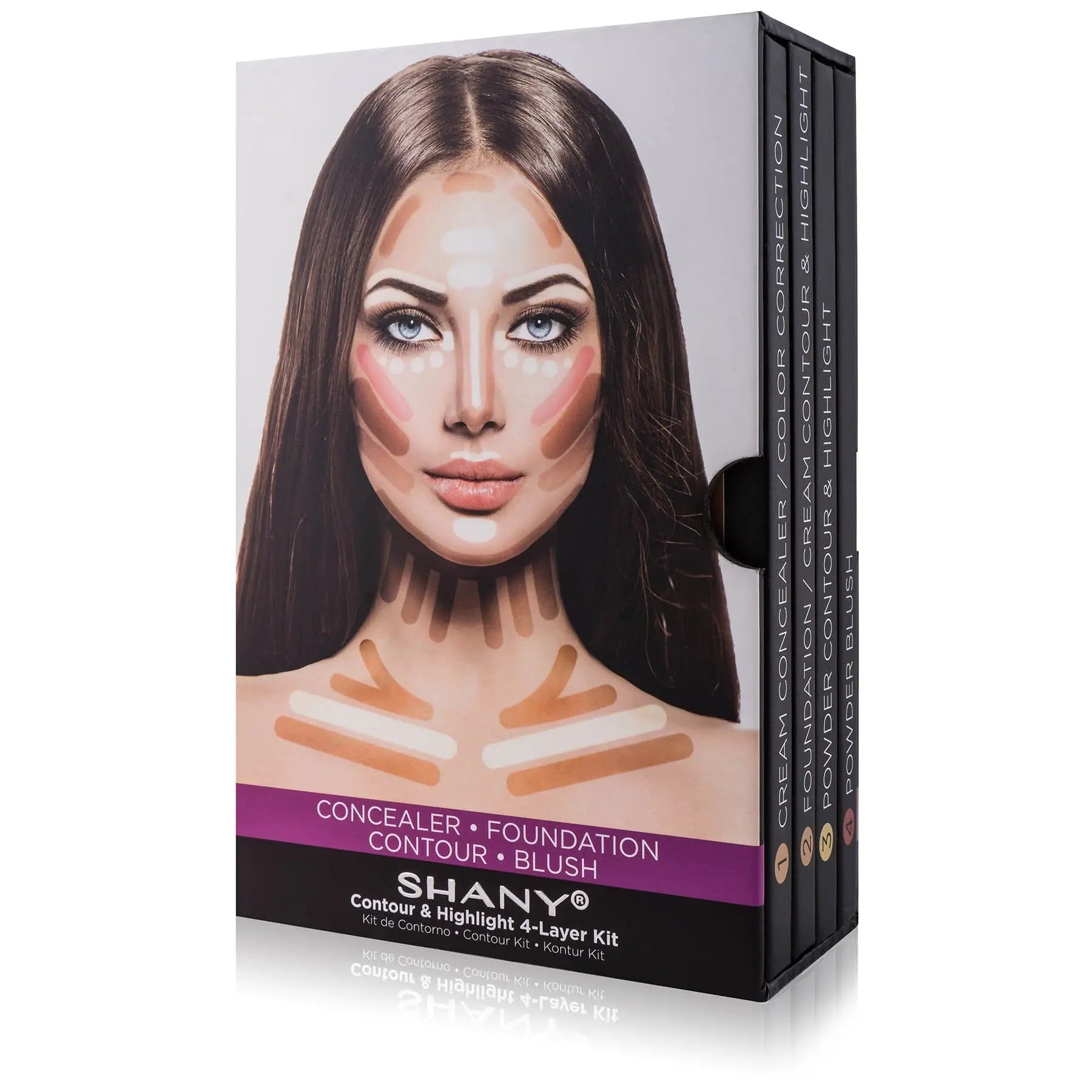 4-Layer Contour and Highlight Makeup Kit SHANY