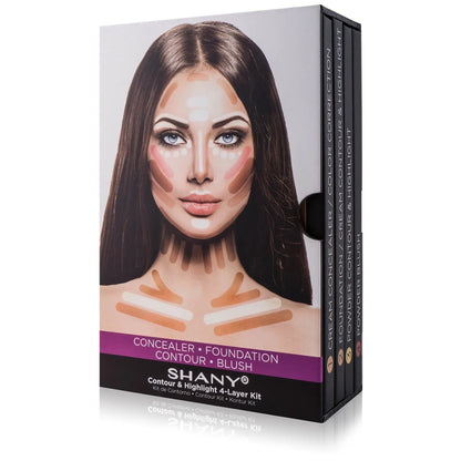 4-Layer Contour and Highlight Makeup Kit SHANY