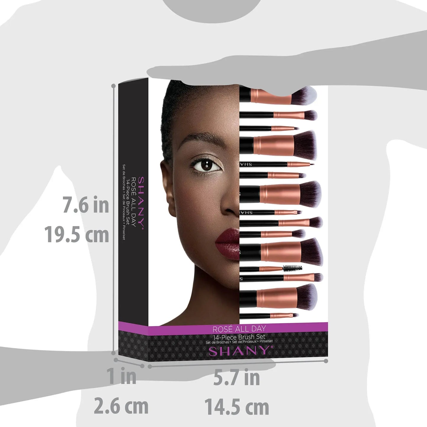 14 Piece Professional Makeup Brush Set SHANY