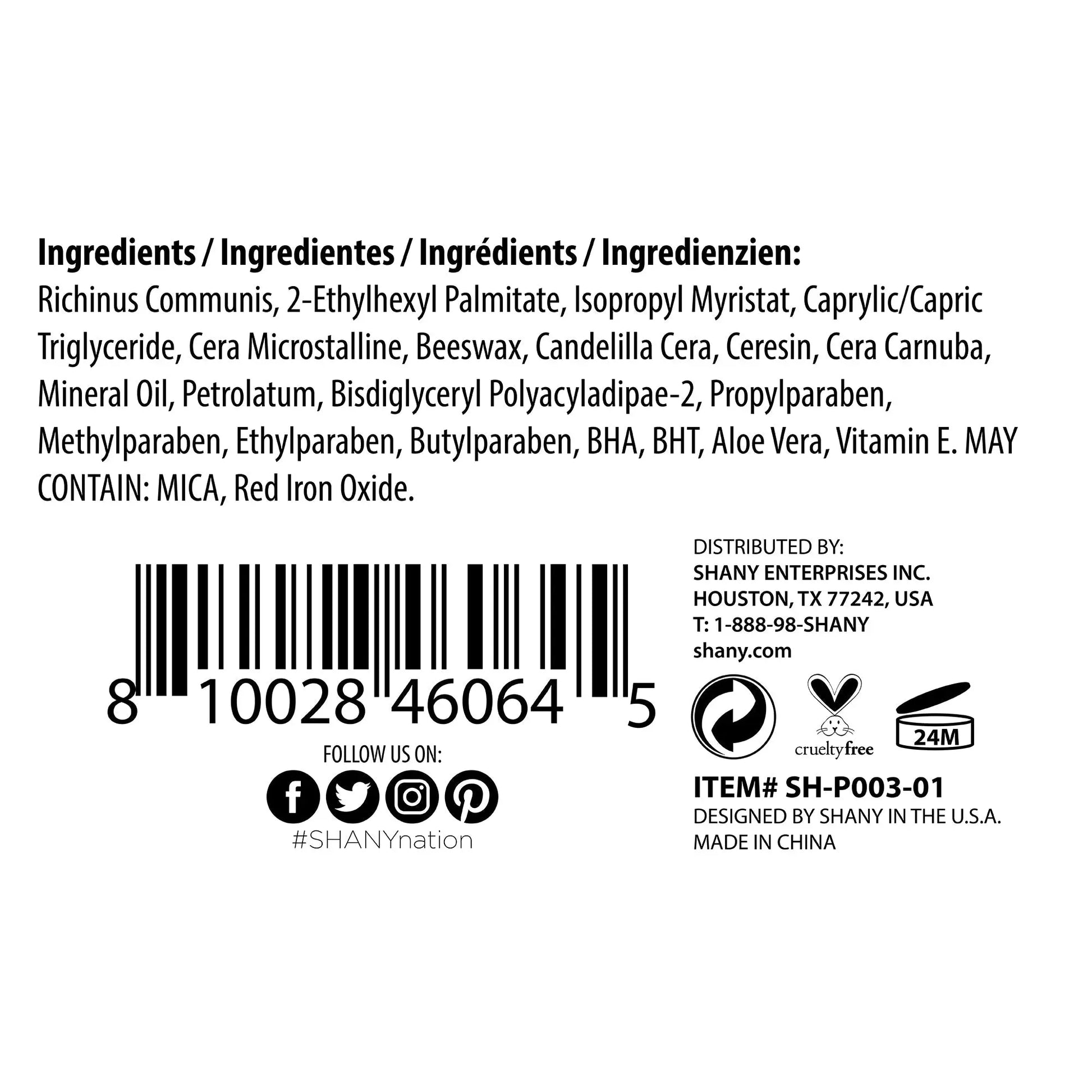 SHANY Chunky Eyeshadow Eye Pencil SHANY