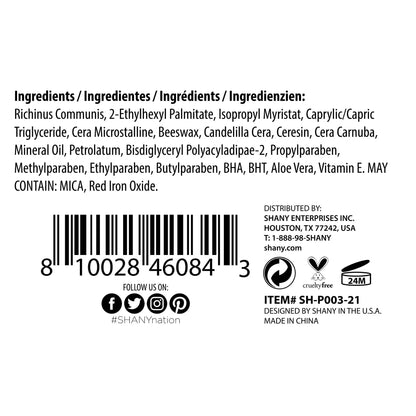 SHANY Chunky Lipstick Lip Pencil SHANY