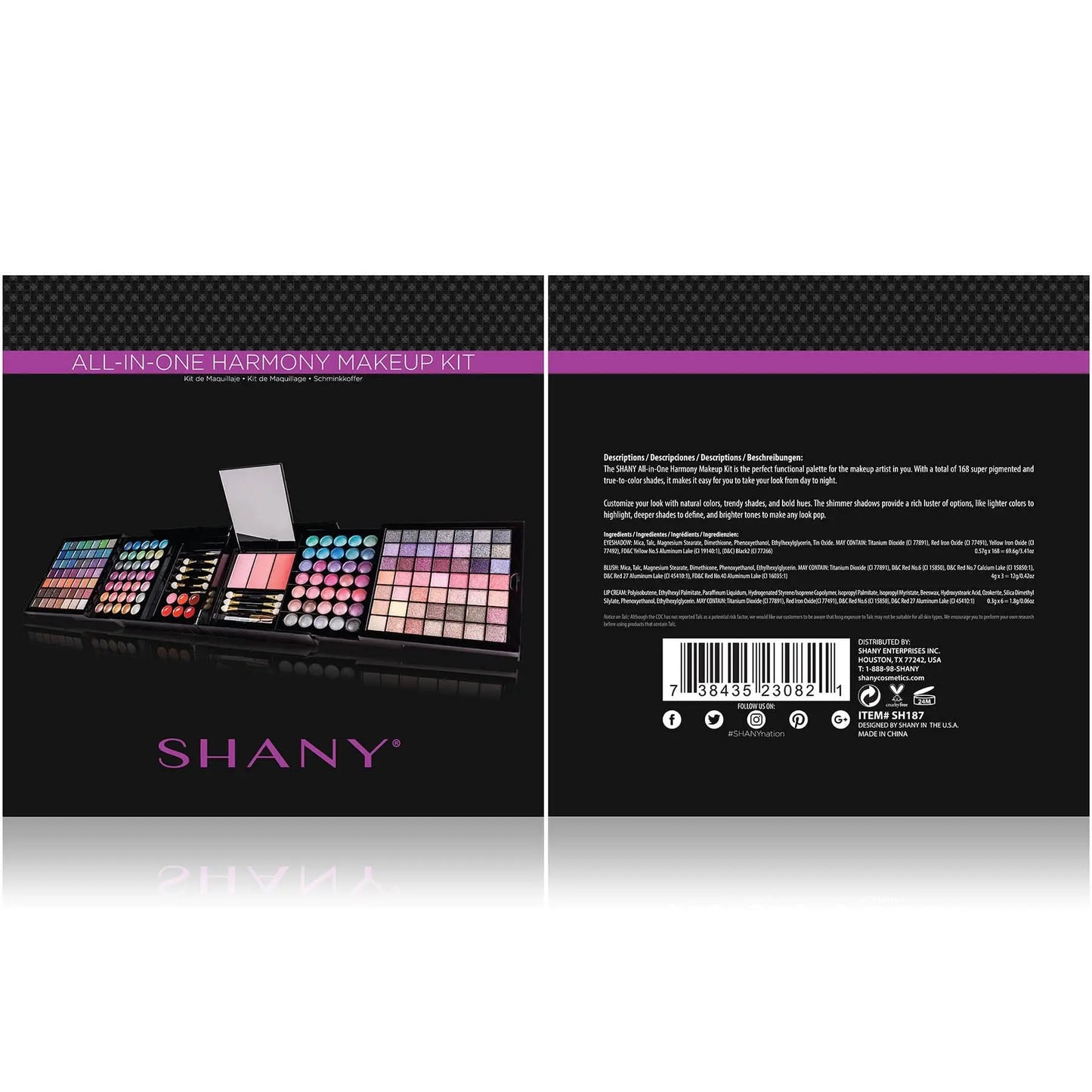 Harmony Makeup Kit - Ultimate Color Combination - Gift set SHANY