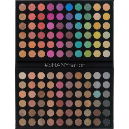 Ultimate Fusion - 120 Color Eye shadow Palette Natural Nude and Neon Combination SHANY