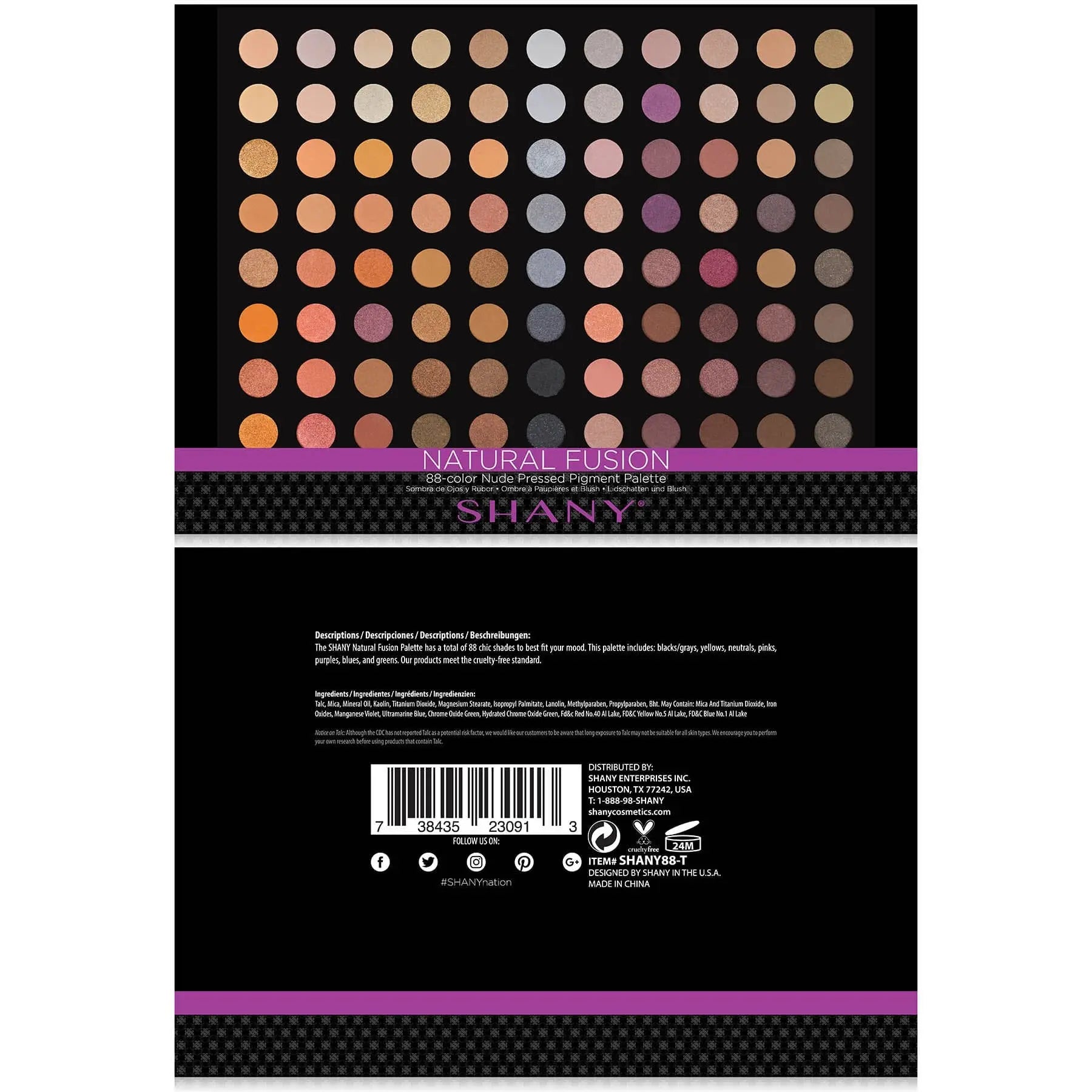 Eye shadow Makeup Palette SHANY