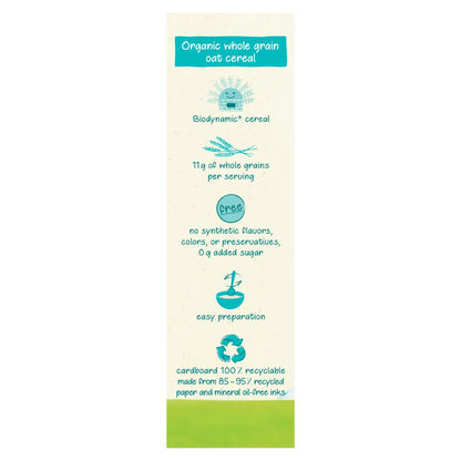 Holle Organic Whole Grain Oat Cereal - 6 Pack Holle USA