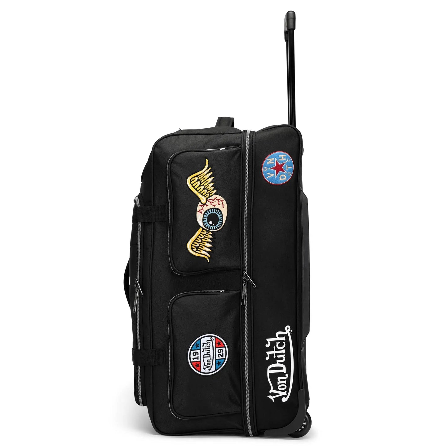 Signature Patch 28" Checked Rolling Duffel - Get it from Bo