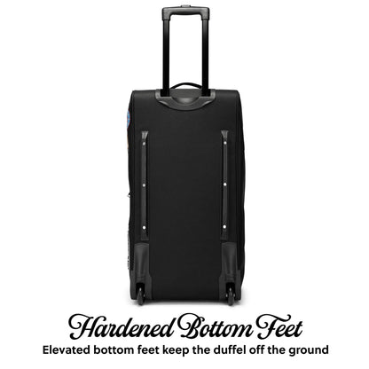Signature Patch 28" Checked Rolling Duffel - Get it from Bo