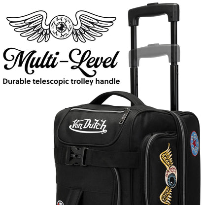 Signature Patch 28" Checked Rolling Duffel - Get it from Bo