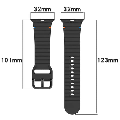 Silicone Strap for Apple watch Ultra Band 49mm 46mm 45mm 42mm 44mm 40mm 41mm correa bracelet belt iWatch series 10 9 8 6 7 5 SE - Get it from Bo