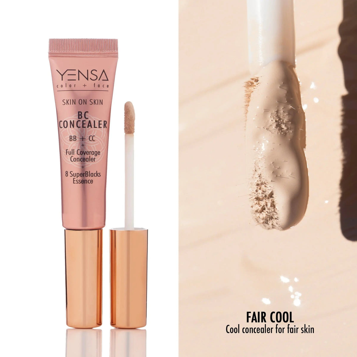 Skin On Skin BB + CC Full Coverage Hyaluronic Serum Concealer - Get it from Bo