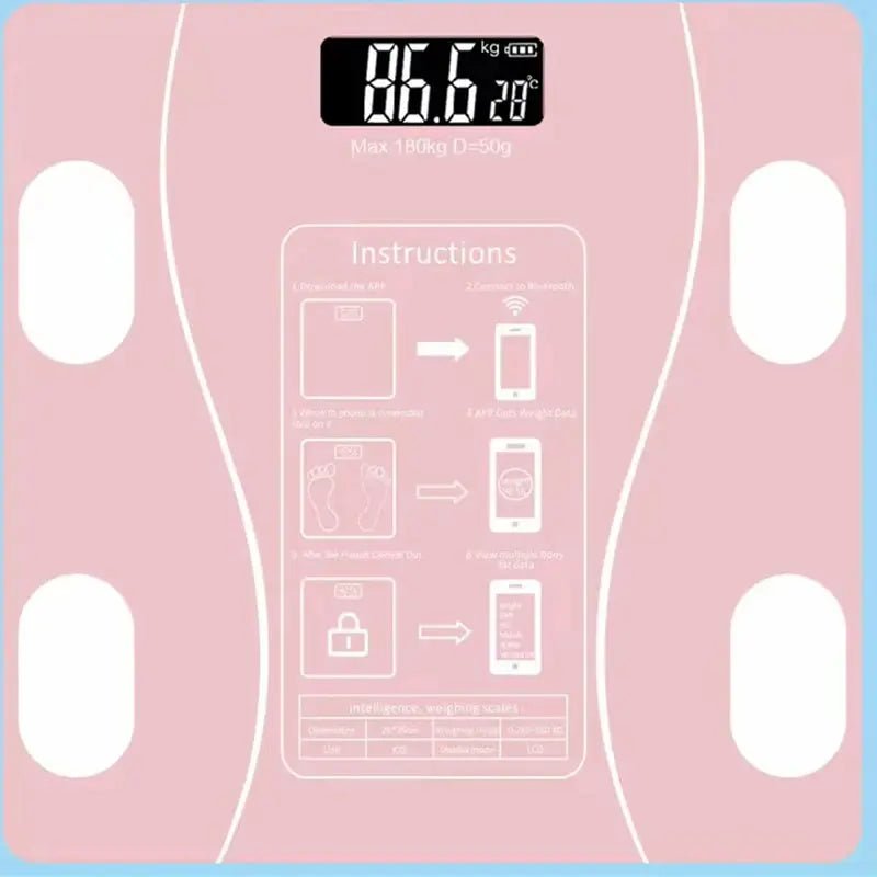 Smart Scale LED Digital Bluetooth Data Analysis - Get it from Bo