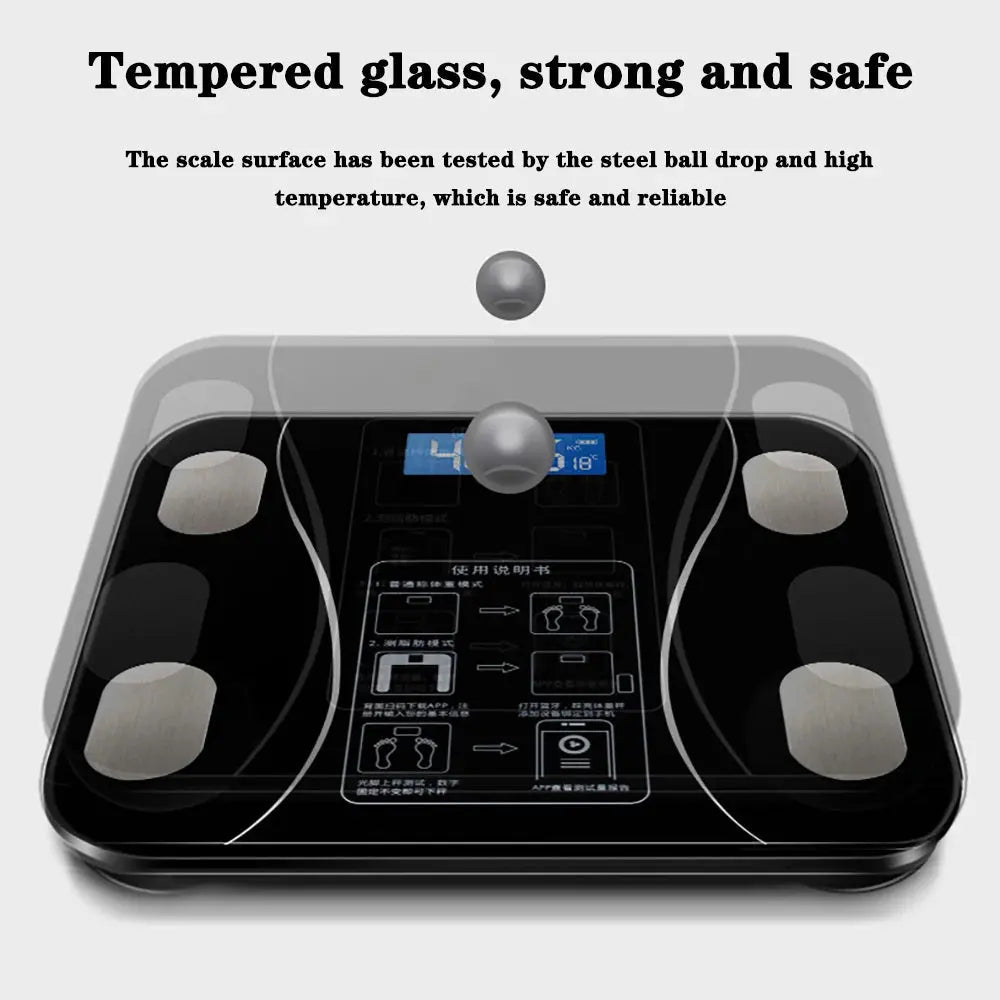 Smart Scale LED Digital Bluetooth Data Analysis - Get it from Bo