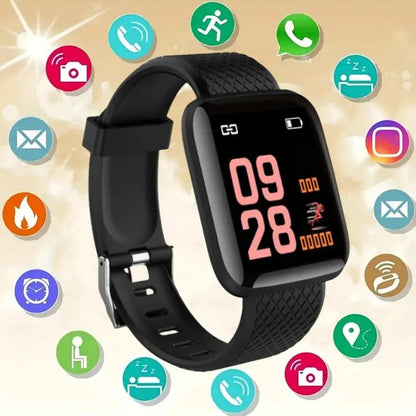 Smart Watch 116 Plus Fitness Tracking Sport Modes - Get it from Bo
