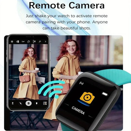 Smart Watch 116 Plus Fitness Tracking Sport Modes - Get it from Bo