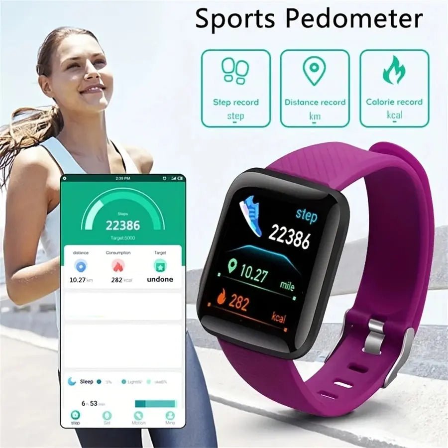 Smart Watch 116 Plus Fitness Tracking Sport Modes - Get it from Bo