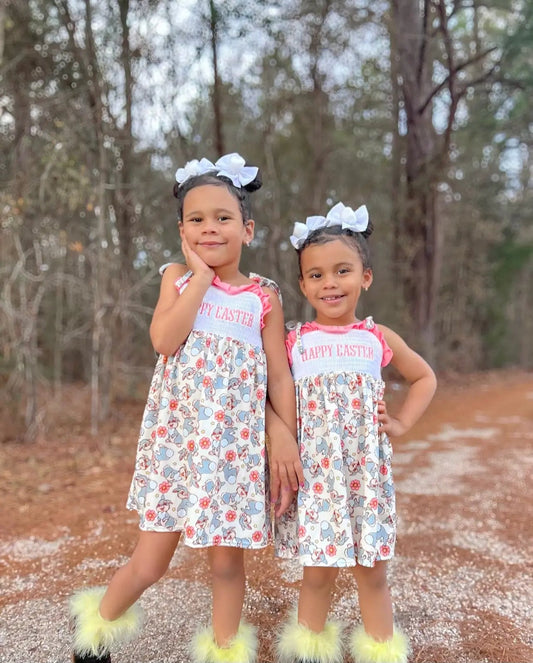 Smocked happy Easter thumper Dress - Get it from Bo