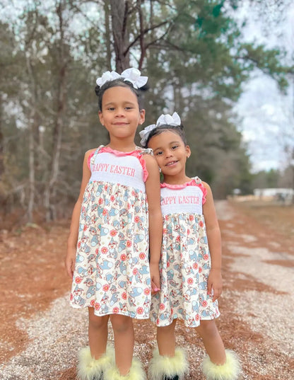 Smocked happy Easter thumper Dress - Get it from Bo