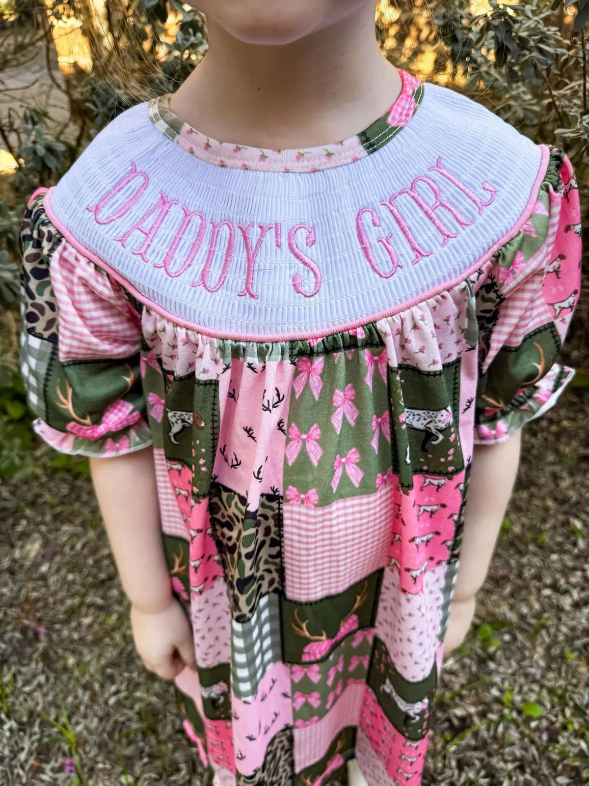 Smocked hunting daddys girl Dress - Get it from Bo